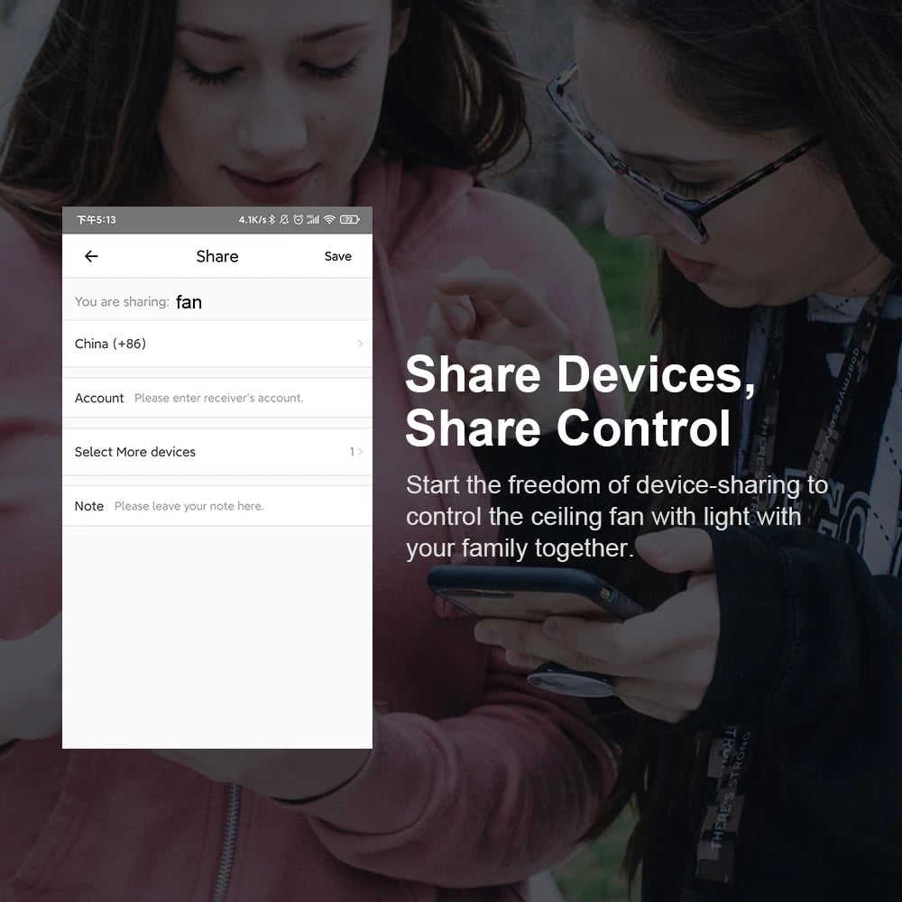 Sonoff iFAN04-H Kontrollues Wi-Fi per drita, llampa Sonoff iFAN04-H Kontrollues Wi-Fi per drita, llampa