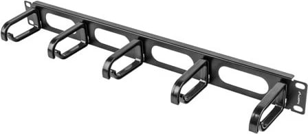 Organizues kabllosh Lanberg AK-1205-B, 19", 1U, i zi