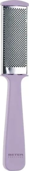 Skraper për pedikyr Beter Stainless Steel, 1 copë, ngjyrë vjollcë