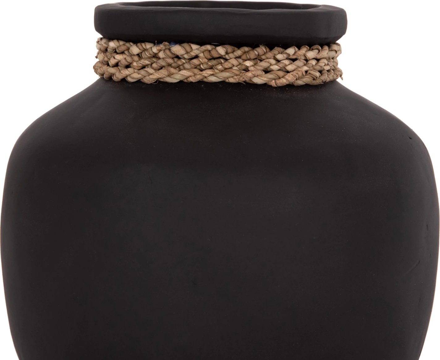 Vazo dekorative tavoline CAMMER, terrakotë, e zezë, FH4687.01S, 22x20cm Vazo dekorative tavoline CAMMER, terrakotë, e zezë, FH4687.01S, 22x20cm