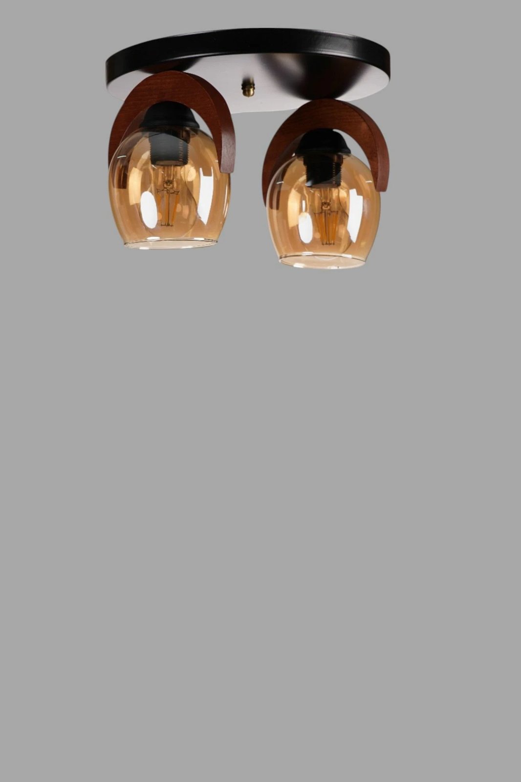 Llambë tavani Opviq, 9003-2, ngjyrë mjaltë, arre, e zezë