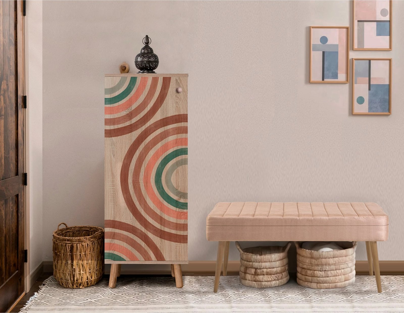 Set mobiljesh për korridor, ngjyrë sonomo dhe stone, Skye Decor, 935-0900