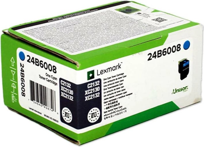 Toner Lexmark 24B6008, origjinal, rendiment 2400-4400 faqe, cyan