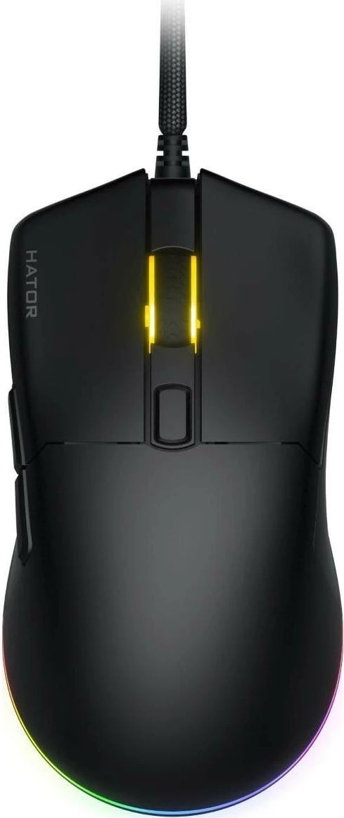 Maus Hator Pulsar 3 HTM610, RGB, me kabllo, i zi