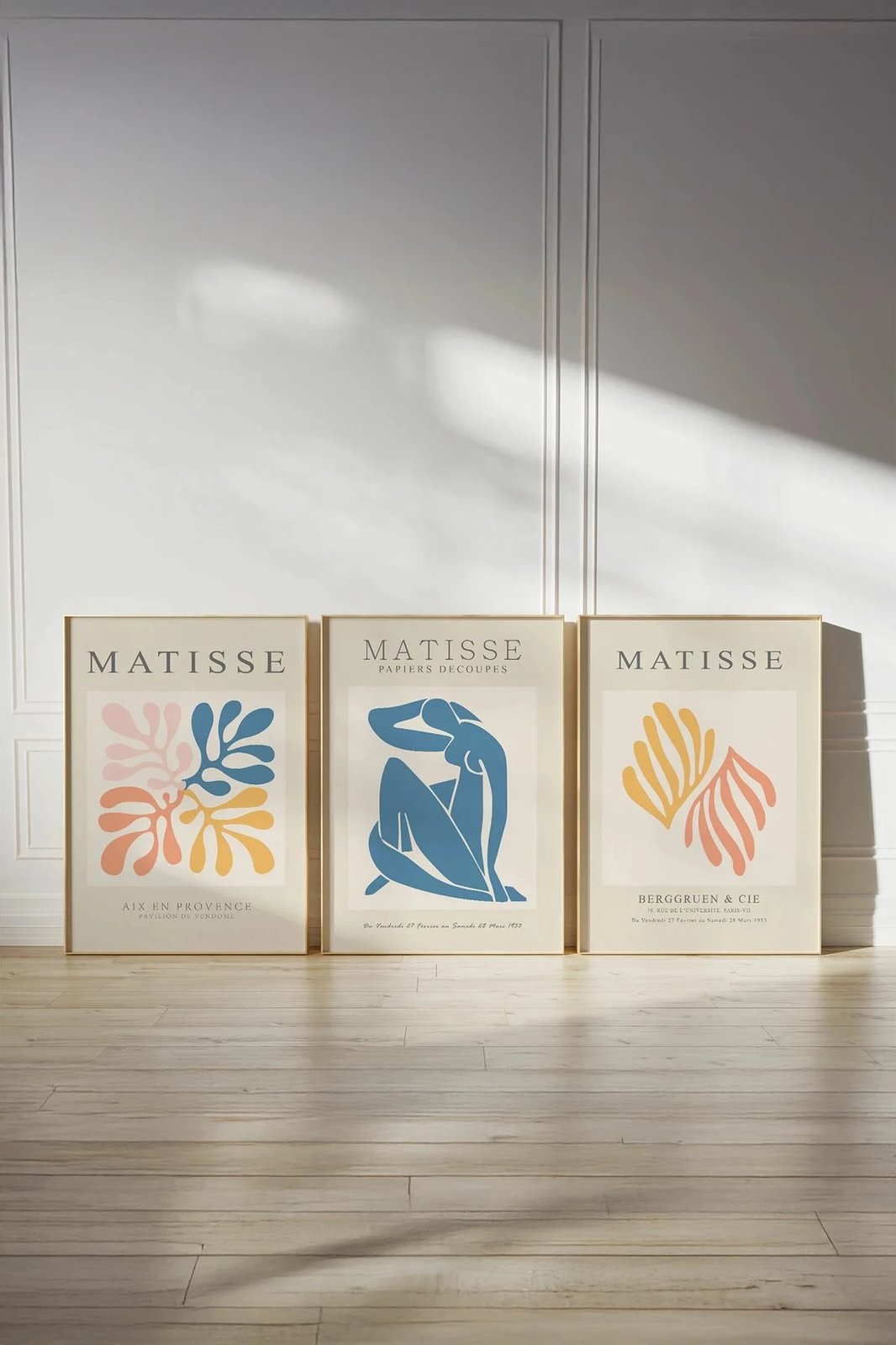 Pikturë dekorative me kornizë (3 copë), Wallity, Ersy3Ham16