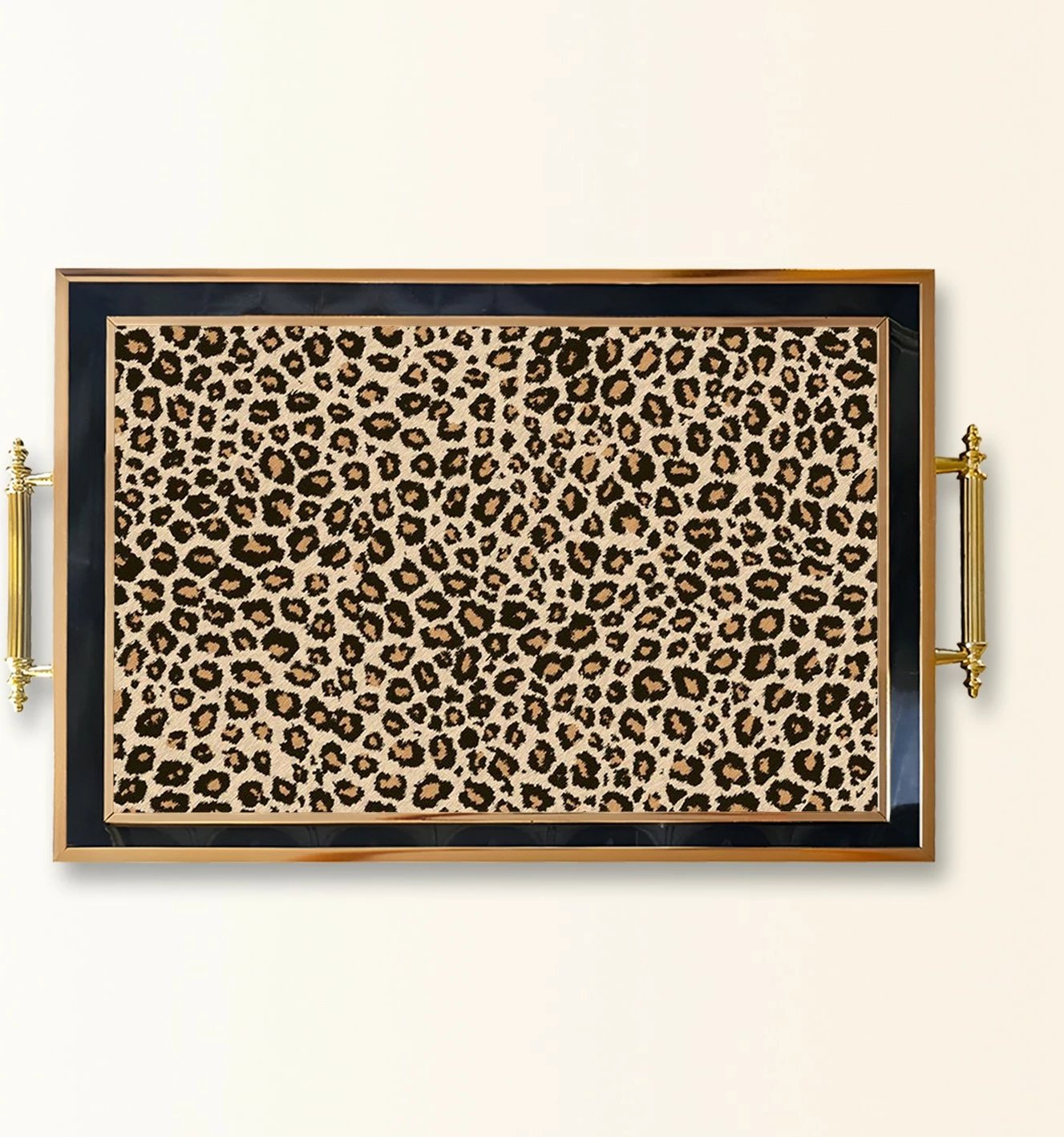 Tabaka xhami me dizajn leopard, shumëngjyrëshe, TPA9821 Tabaka xhami me dizajn leopard, shumëngjyrëshe, TPA9821