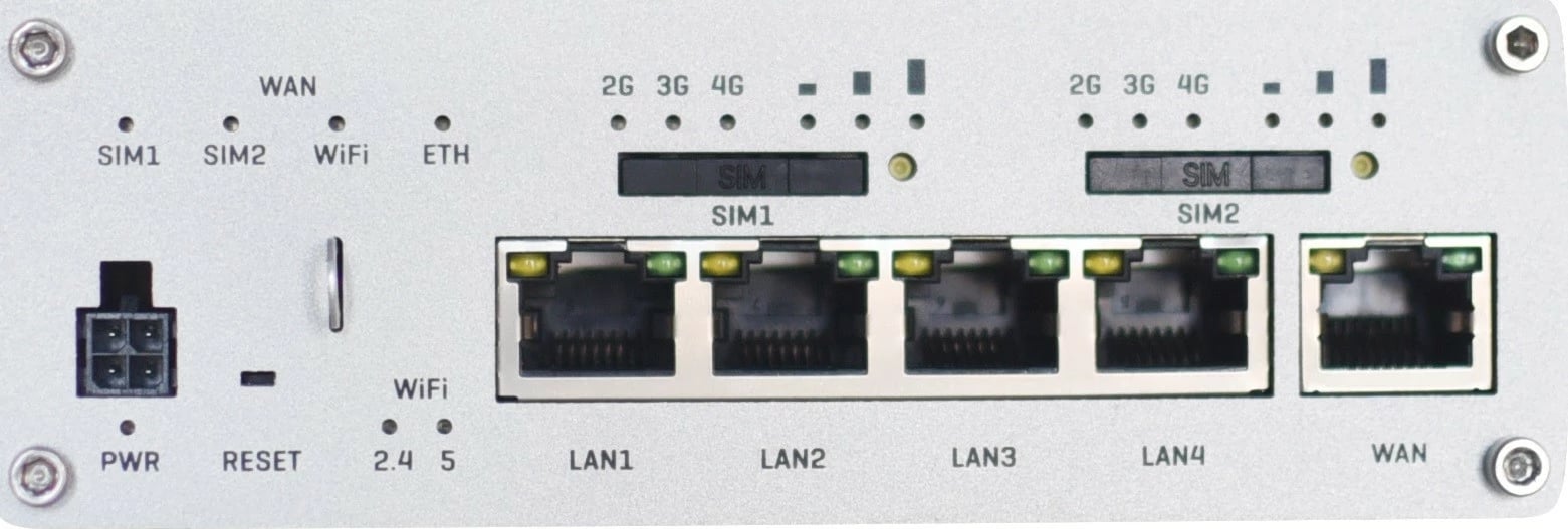 Router LTE Teltonika RUTX12, Cat 6, WiFi, BLE, GNSS, Ethernet, Alumini