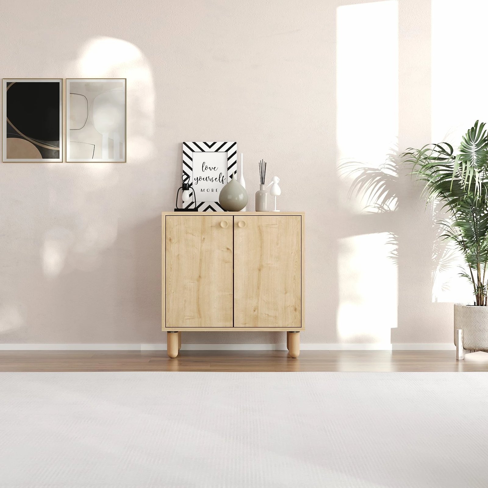 Dollap multifunksional Skye Decor, ngjyrë lisi safir