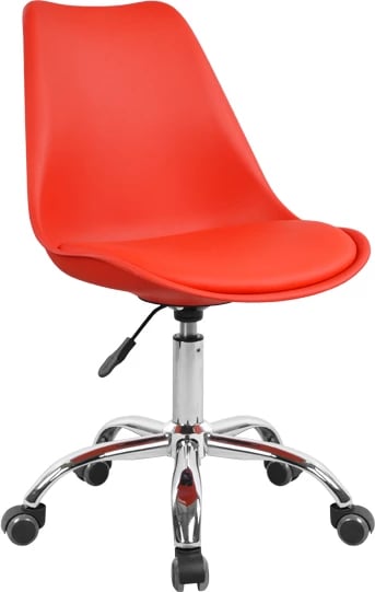 Karrige për zyre Vegas FH1052.07, 48x56x95H cm, e kuqe