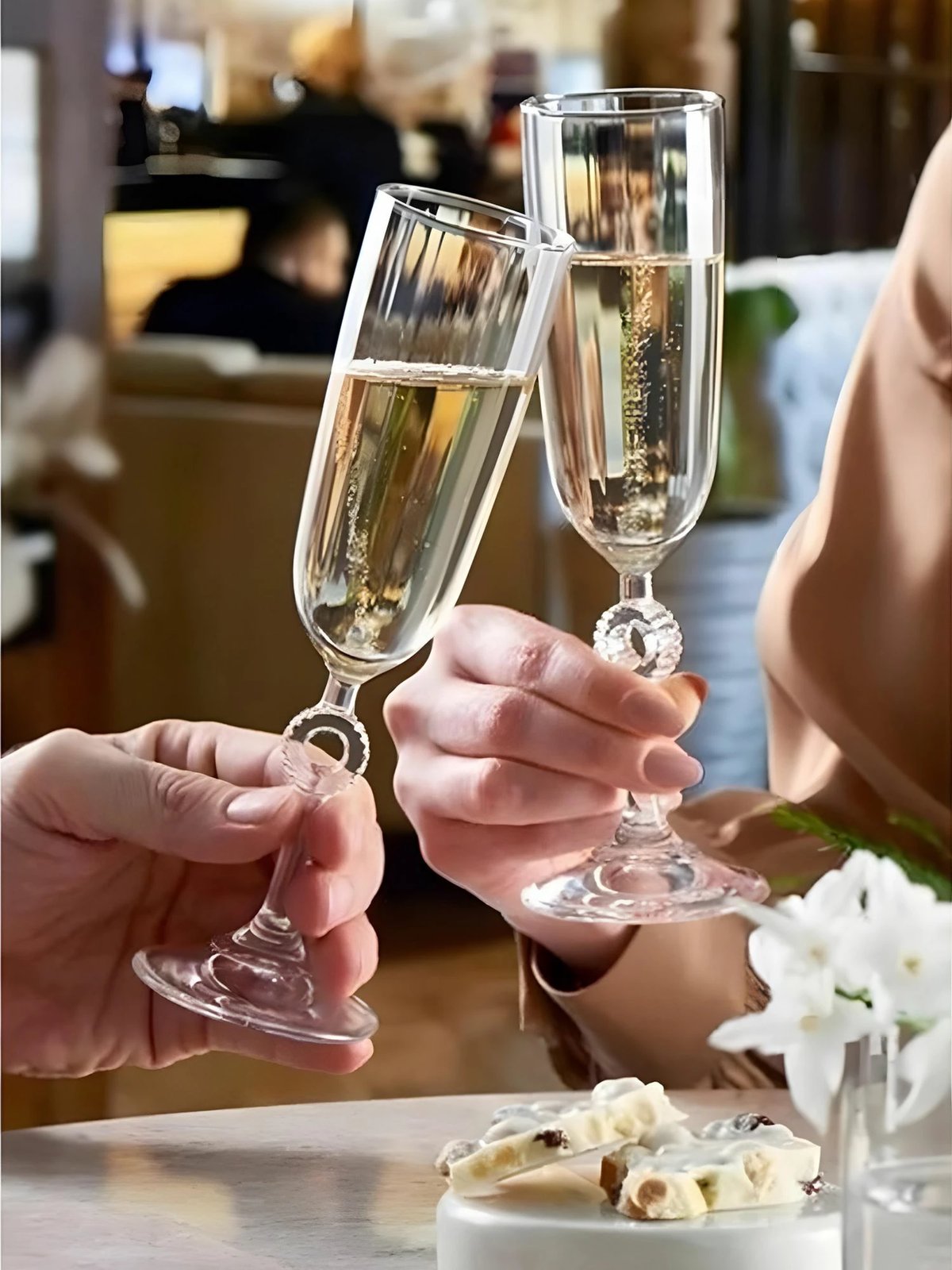 Set gotash prej qelqi (6 copë), Hermia Concept, Amore-SB - 150