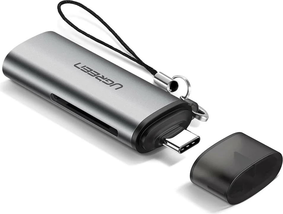 Lexues kartelash Ugreen USB-C, 2 slote, gri