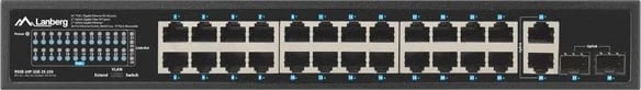 Switch Lanberg RSGE-24P-2GE-2S-250, grafite