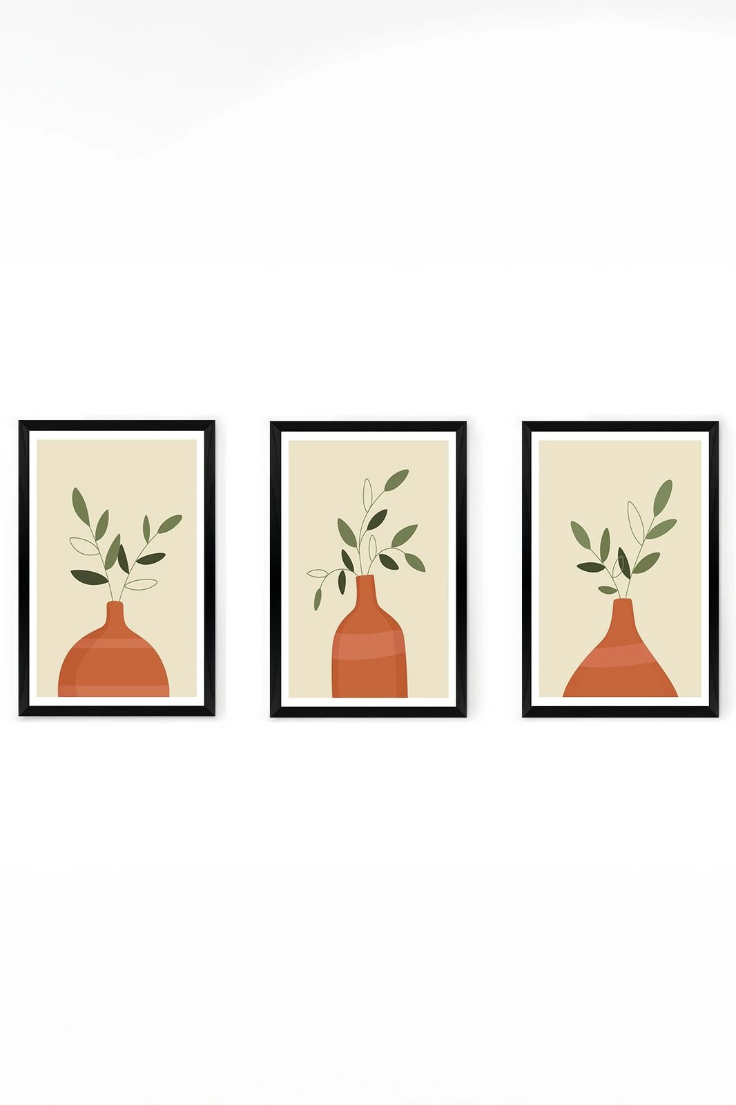 Set pikturash dekorative (3 copë), Wallity, Artsycllct20