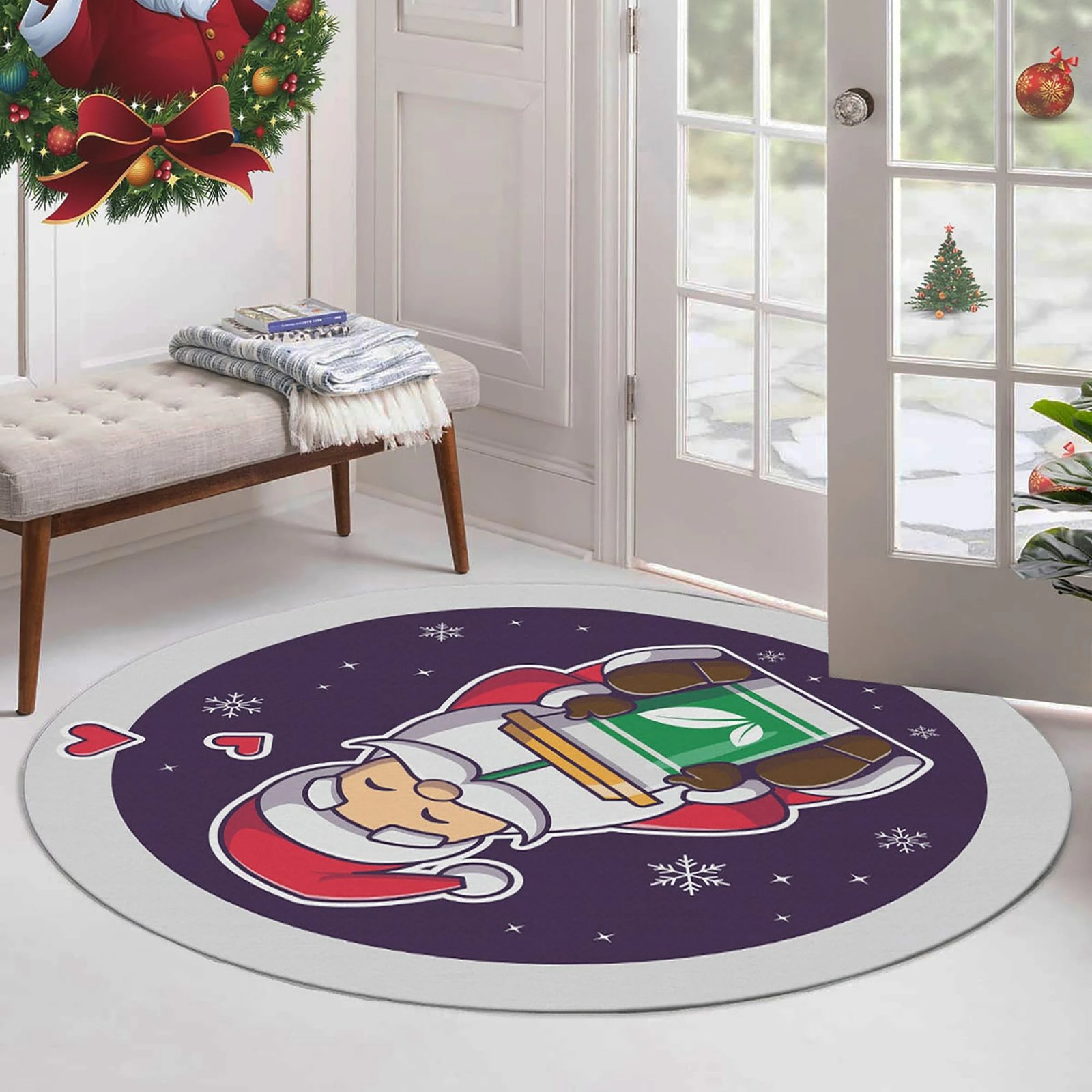 Qilim rrumbullak, shumëngjyrësh, Conceptum Hypnose, Woopamuk454, 80cm