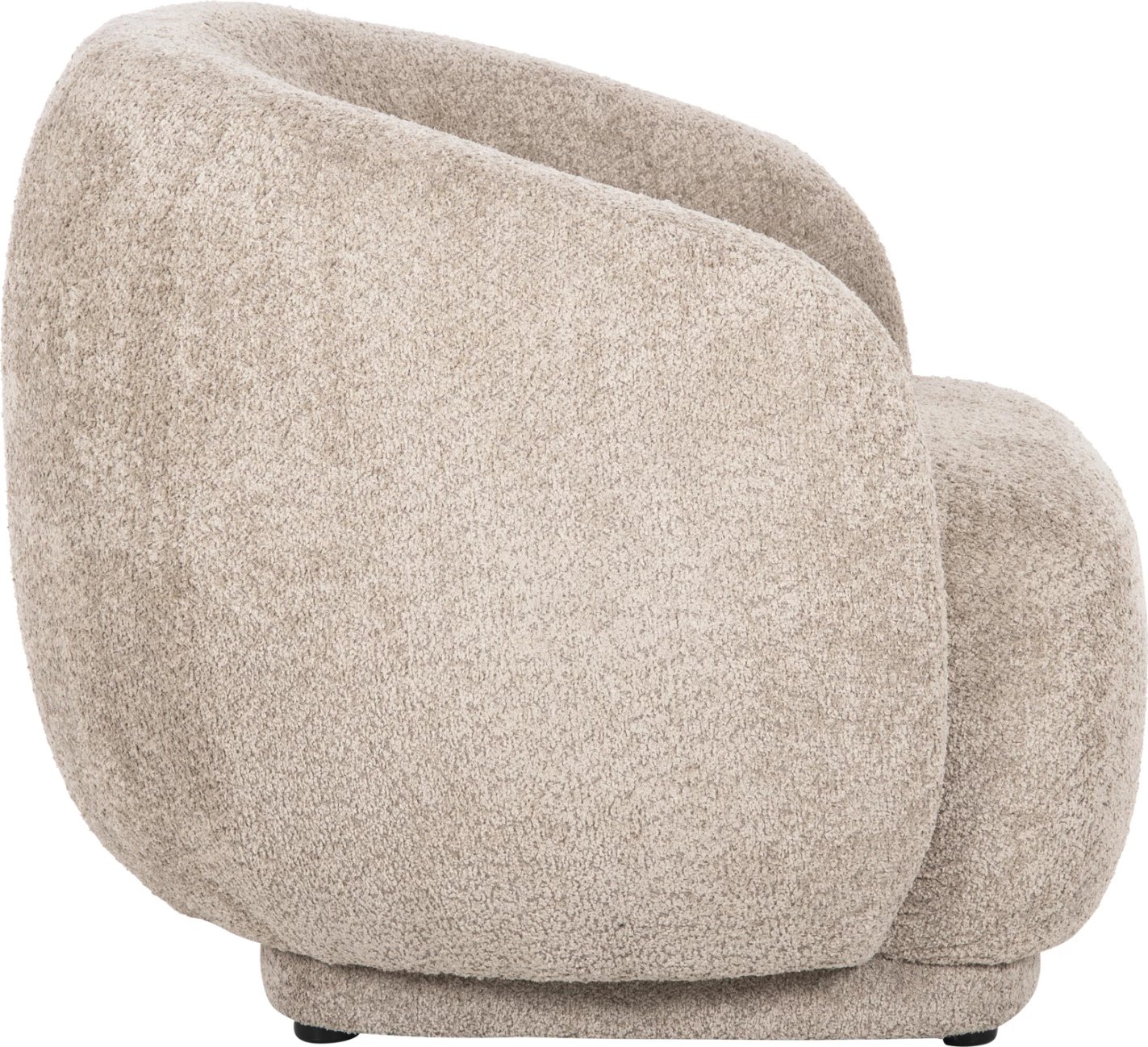 Fotelje KARPEN FH9600.08, pëlhurë boucle bezhë, 93x87x78H cm.