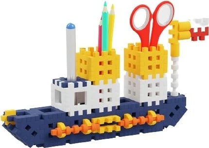 Set blloqe ndërtimi Marioinex Mini Waffle, 140 pjesë, shumëngjyrëshe