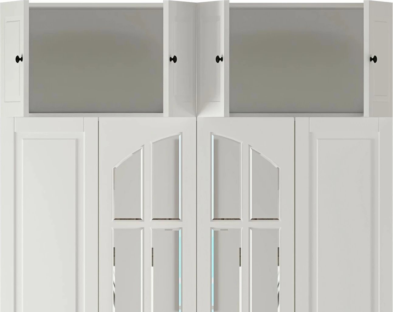 Dollap Skye Decor, Rb-185-17, ngjyrë e bardhë mat