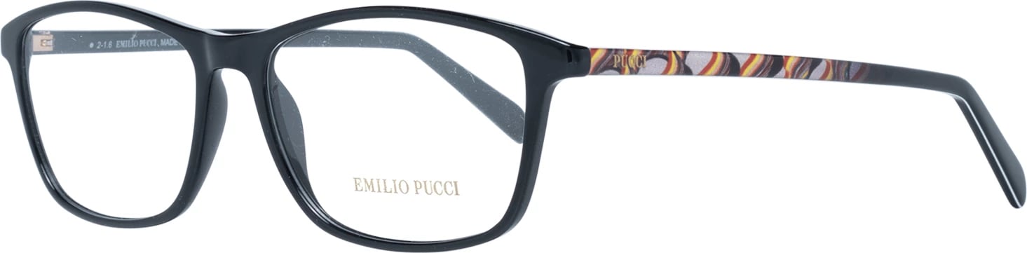 Kornizë optike për femra Emilio Pucci, e zezë