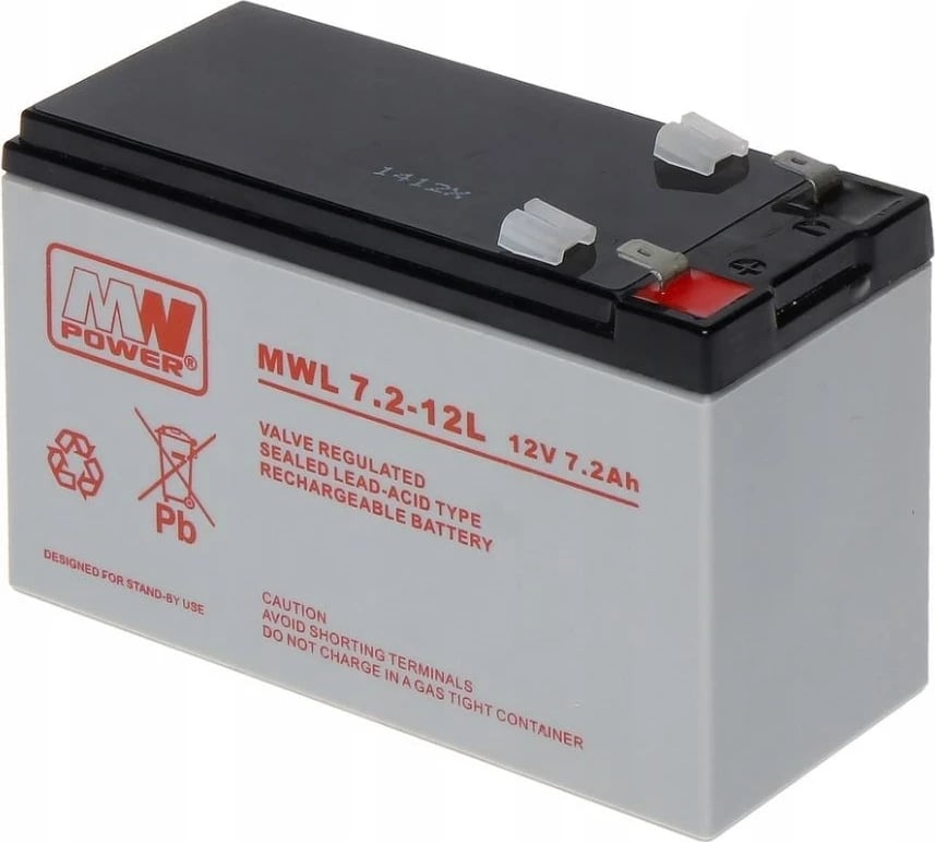 Bateri MPL MWL 7.2-12L, 12V, Gri