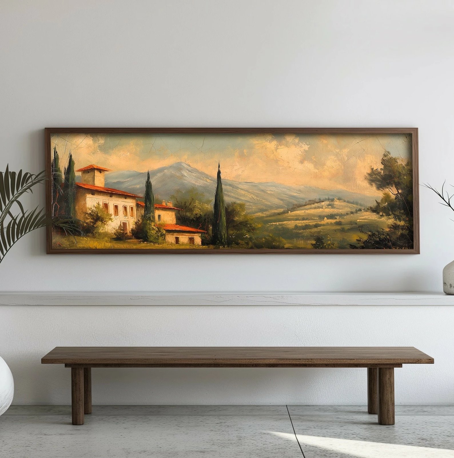 Pikturë dekorative me kornizë, MDF, shumëngjyrëshe, Wallity, EMR039, 40x120x3.5cm