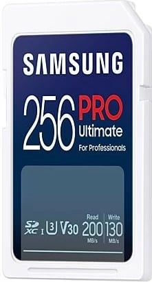 Kartë memorie SD Samsung PRO Ultimate 256GB me lexues USB
