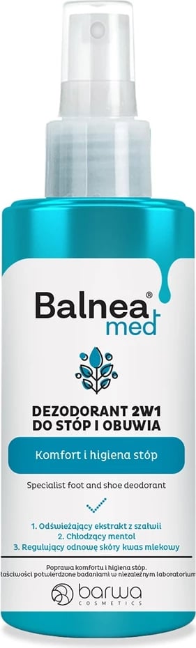 Deodorant për këmbë dhe këpucë Barwa Balnea Med 150ml