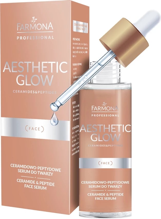 Serum për fytyrë për femra Farmona Professional Aesthetic Glow Ceramide-Peptide, 30ml