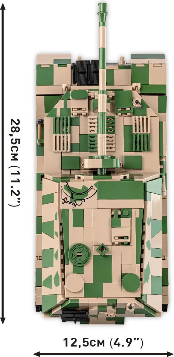 Set blloqesh Cobi Klocki Sd.Kfz. 184 Ferdinand, 1268 pjesë, Historical Collection, Kamuflazh