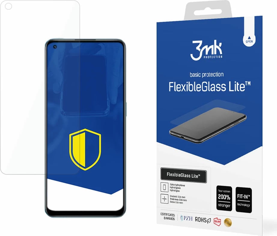 Mbrojtës ekrani 3mk Protection FlexibleGlass Lite për Realme 9 Pro+, Transparent