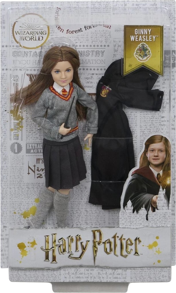 Kukull Ginny Weasley MATTEL FYM53, Gri