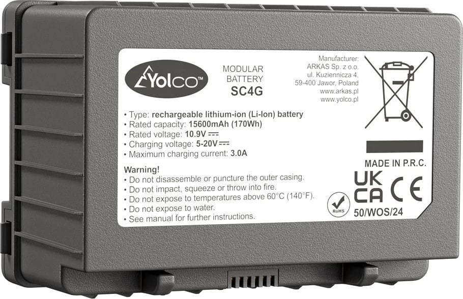 Bateri modulare Yolco Yopower SC4G për frigorifer portativ, IP65