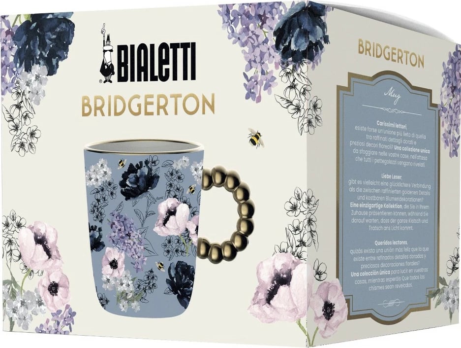 Filxhan kafeje Bialetti MUG BRIDGERTON, porcelan, 100mm, vjollcë