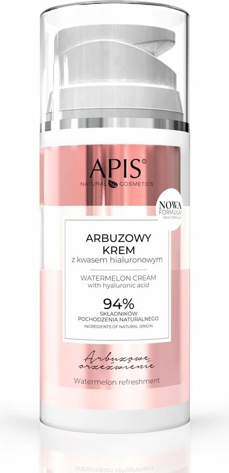 Krem fytyre për femra APIS Watermelon Refreshment me acid hialuronik, 100ml