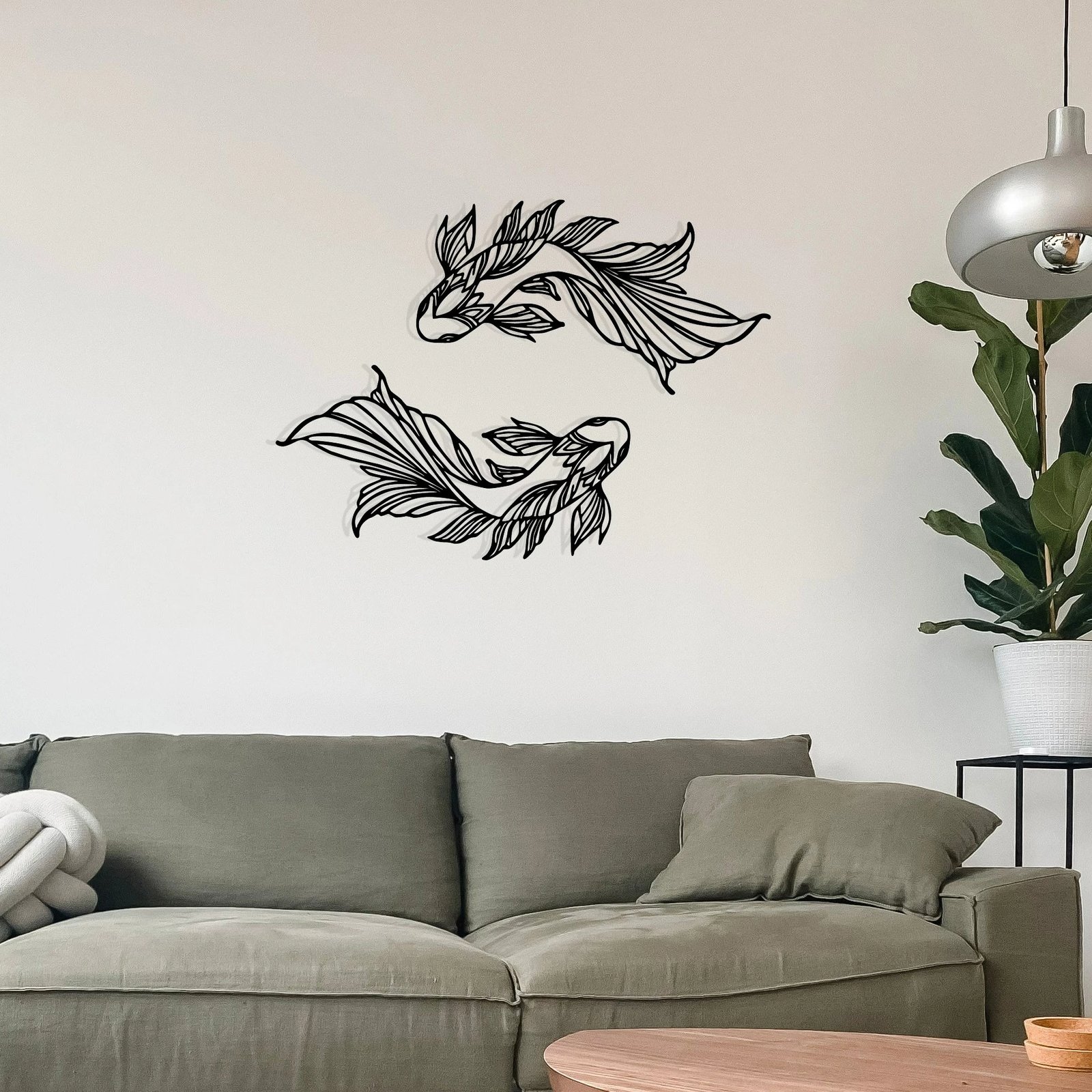 Aksesor dekorativ metalik për mur, Wallity, Verano