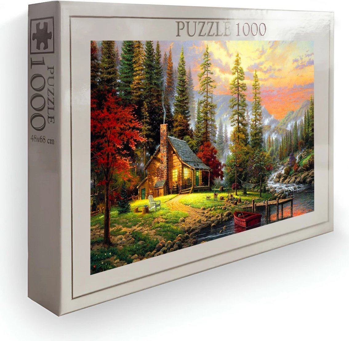 Puzzle 1000 copë, Evila Originals, shumëngjyrësh, PZL_0183_1000