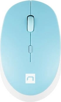 Maus wireless Natec Harrier 2, Bluetooth 5.1, Blu-Bardhë
