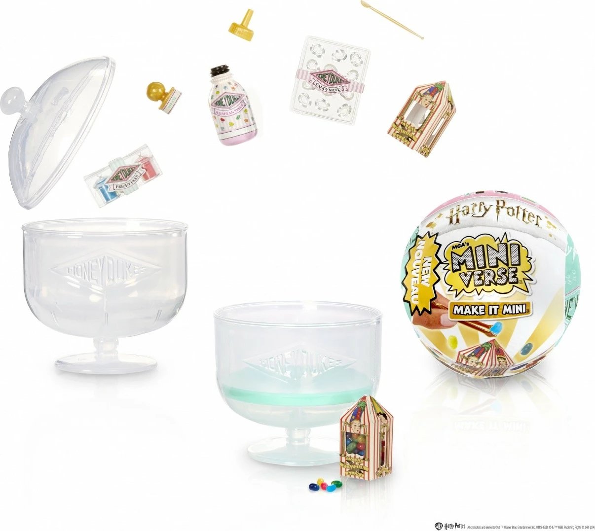 Figurinë koleksionuese MGA Miniverse Make It Mini Harry Potter Honeydukes, set, plastikë Figurinë koleksionuese MGA Miniverse Make It Mini Harry Potter Honeydukes, set, plastikë
