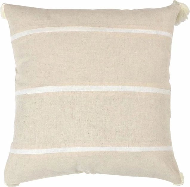 Jastëk dekorativ Ammos 7, pambuk, ngjyrë bezhë, 45x45cm