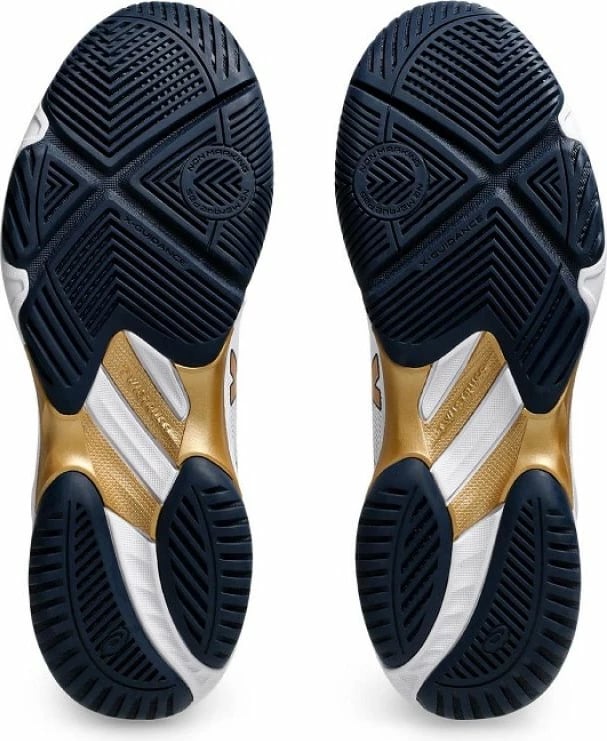 Atlete për femra Asics, të bardha dhe të arta