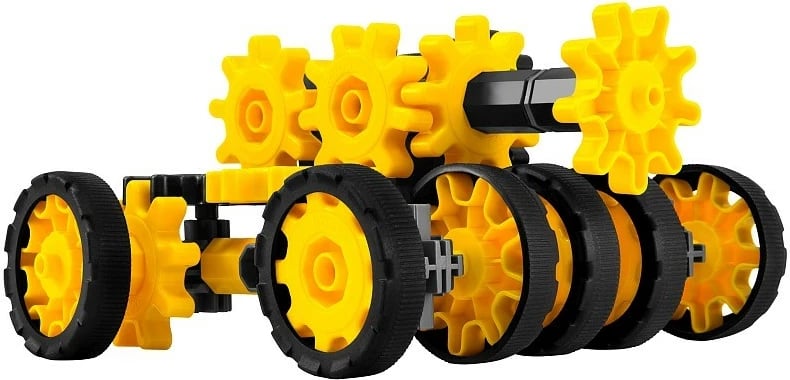 Set blloqe ndërtimi Korbo Machine 61 pjesë, plastikë, shumëngjyrëshe