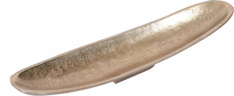 Tabaka dekorative HUIPIL, alumin, ngjyrë ari, 32x9x5 cm