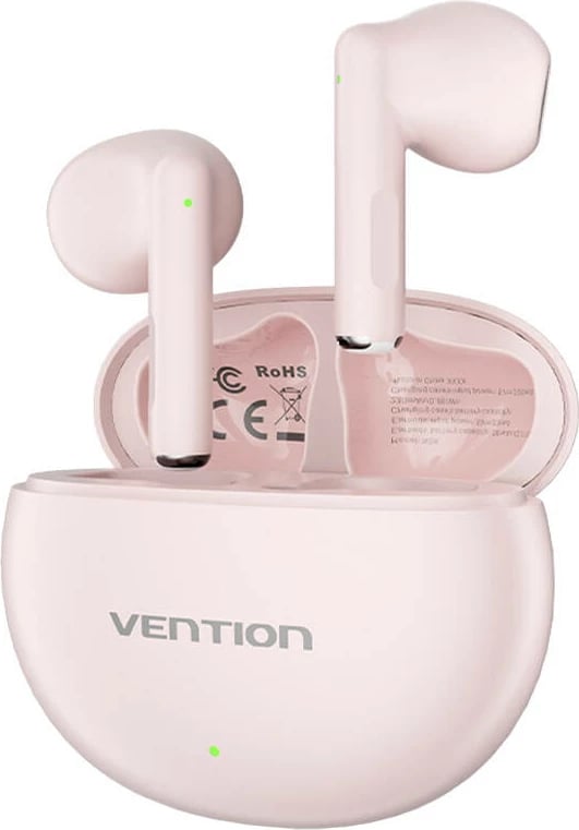Kufje pa tela Vention Elf E06, Bluetooth 5.3, me mikrofon, rozë