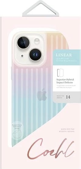 Mbështjellës UNIQ Coehl Linear për iPhone 14, Iridescent