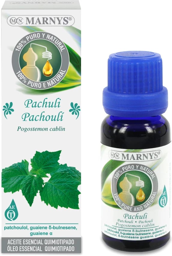 Vaj esencial ushqimor Marnys Patchuli unisex 15ml