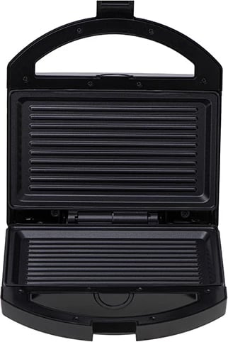 Grill elektrik, Adler AD 3068, 750W (1000W max), pllakë 22 x 12.5 cm, pllaka jo-ngjitëse, e zezë