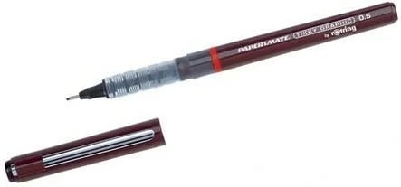 Fineliner rotring Tikky Graphic 0.5, bojë pigmenti, kafe