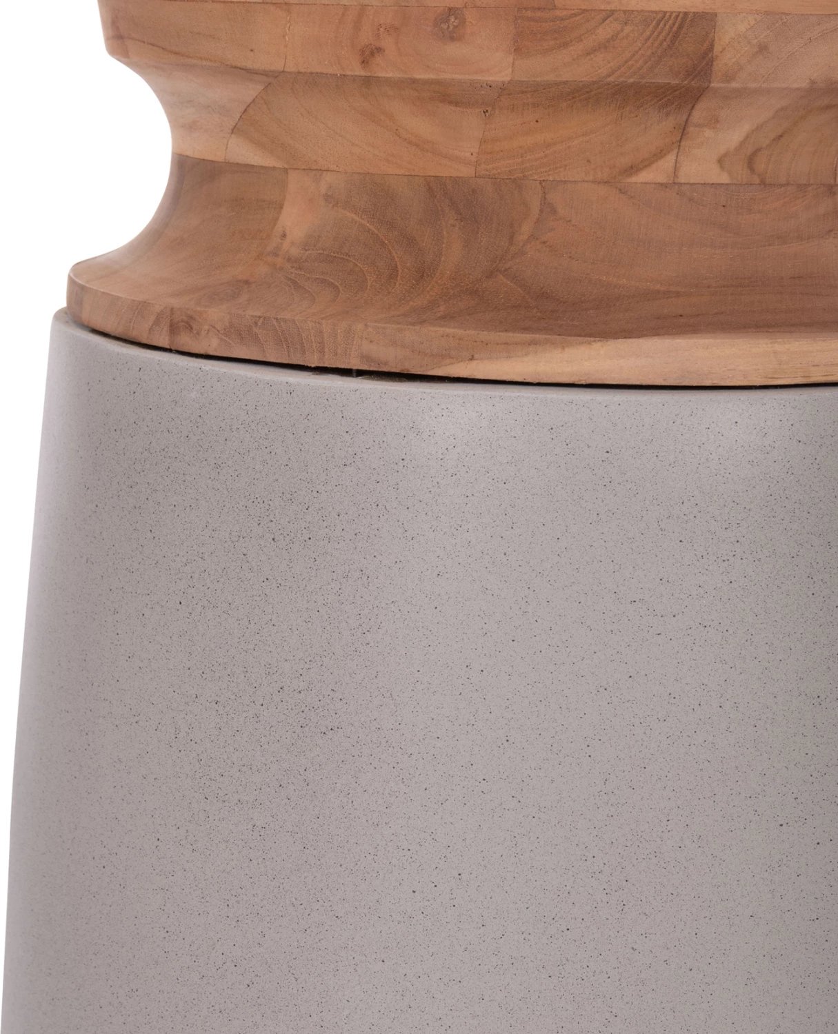 Vazo dekorative për dysheme, LINTER FH4662.03S, fibër-cement, ngjyrë gri, dru tik, 34x60cm