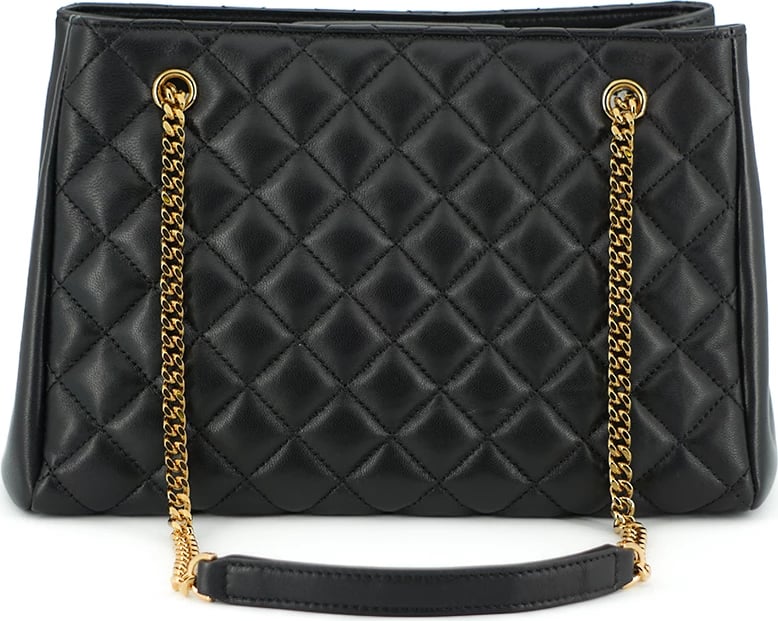 Çantë krahu për femra Versace, e zezë