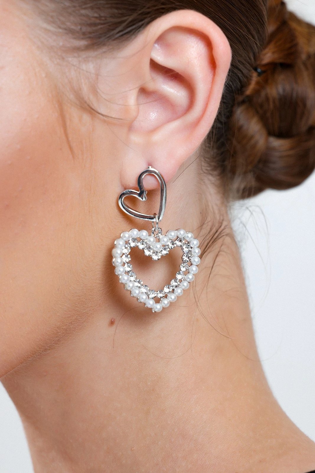 Vathë argjendi Jumeon, model zemër, Gms-Klpincislnt