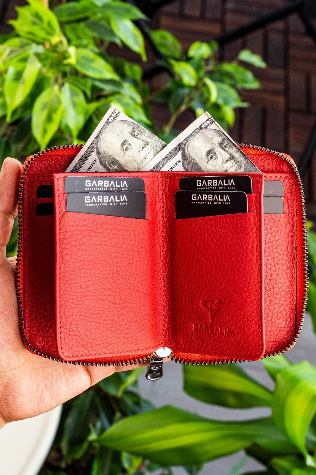 Mbajtës kartelash Zoozie Bags, zinxhir, ngjyrë dusty rose